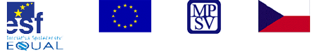 loga ESF, MPSV, vlajky EU a ČR